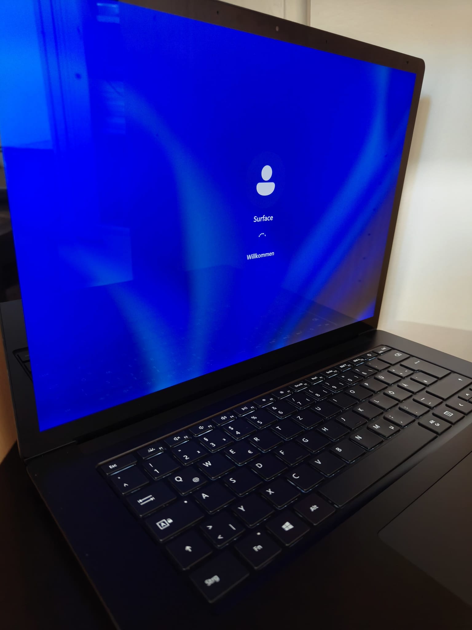 Microsoft Surface Laptop 3 15" Core I5 SSD 256 GB - 8GB QWERTZ - Deutsch schwarz 