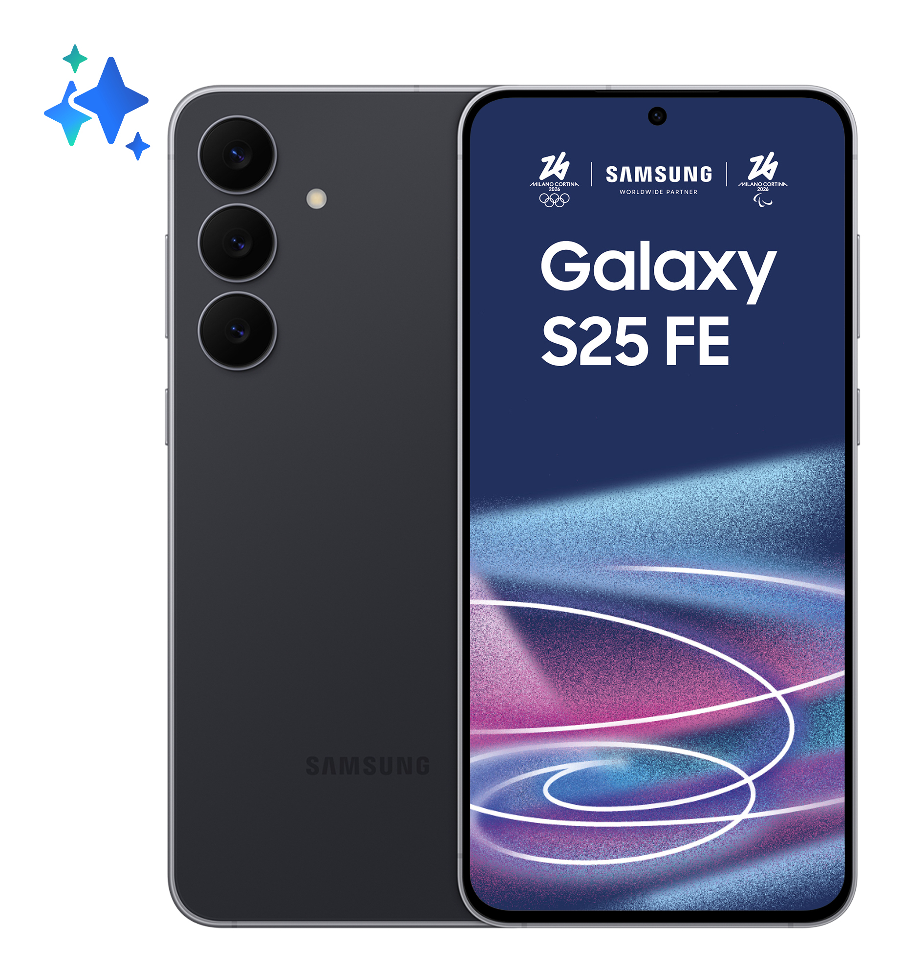 Samsung Galaxy S25 FE 256GB, schwarz NEU Demoware  in OVP