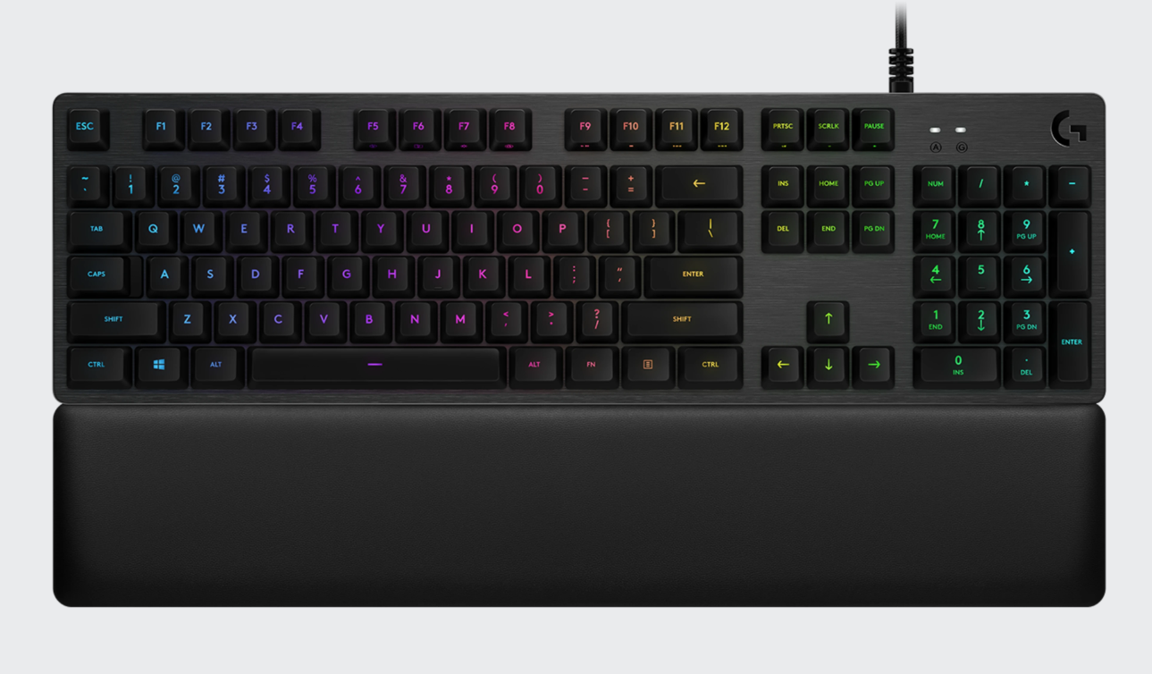 Logitech G513 Carbon mechanische RGB Gaming Tastatur QWERTZ Romer G linear Demo
