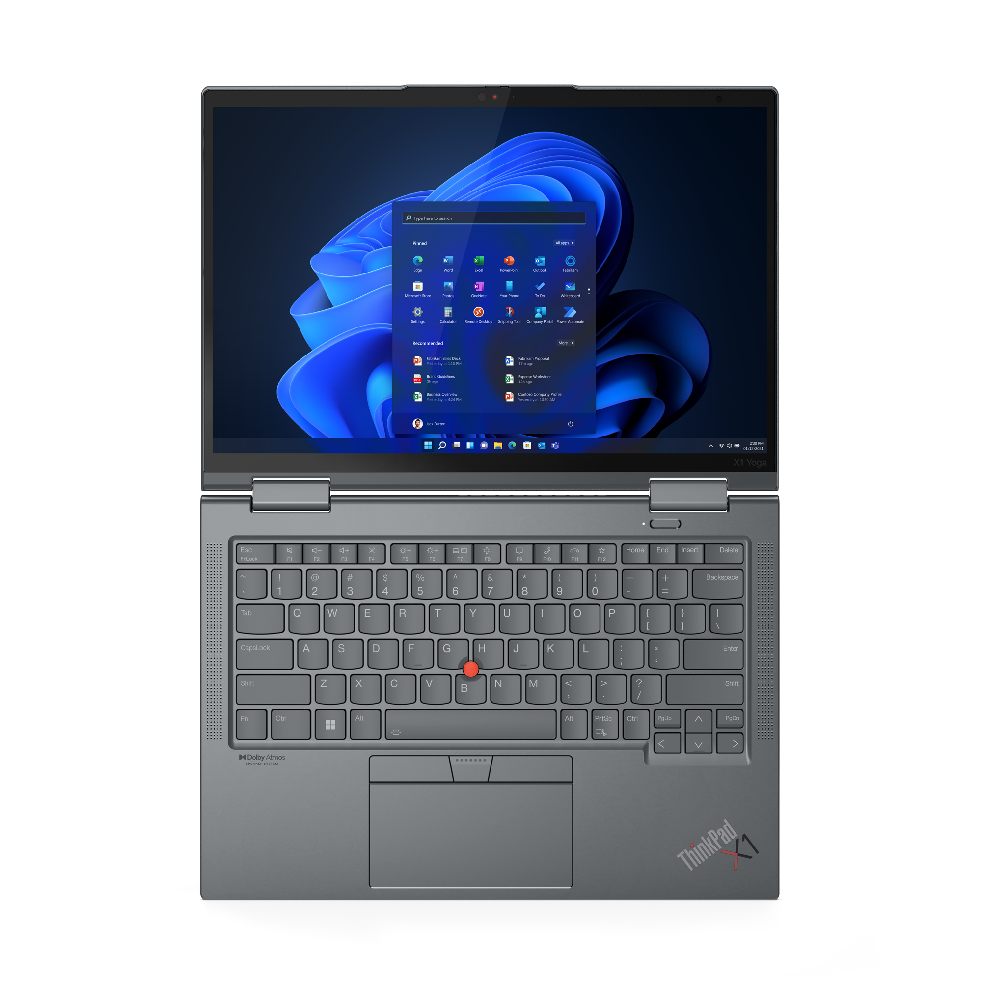Lenovo ThinkPad X1 Yoga Gen 7 – i5  32GB RAM  512GB SSD  5G Touch convertible – QWERTZ