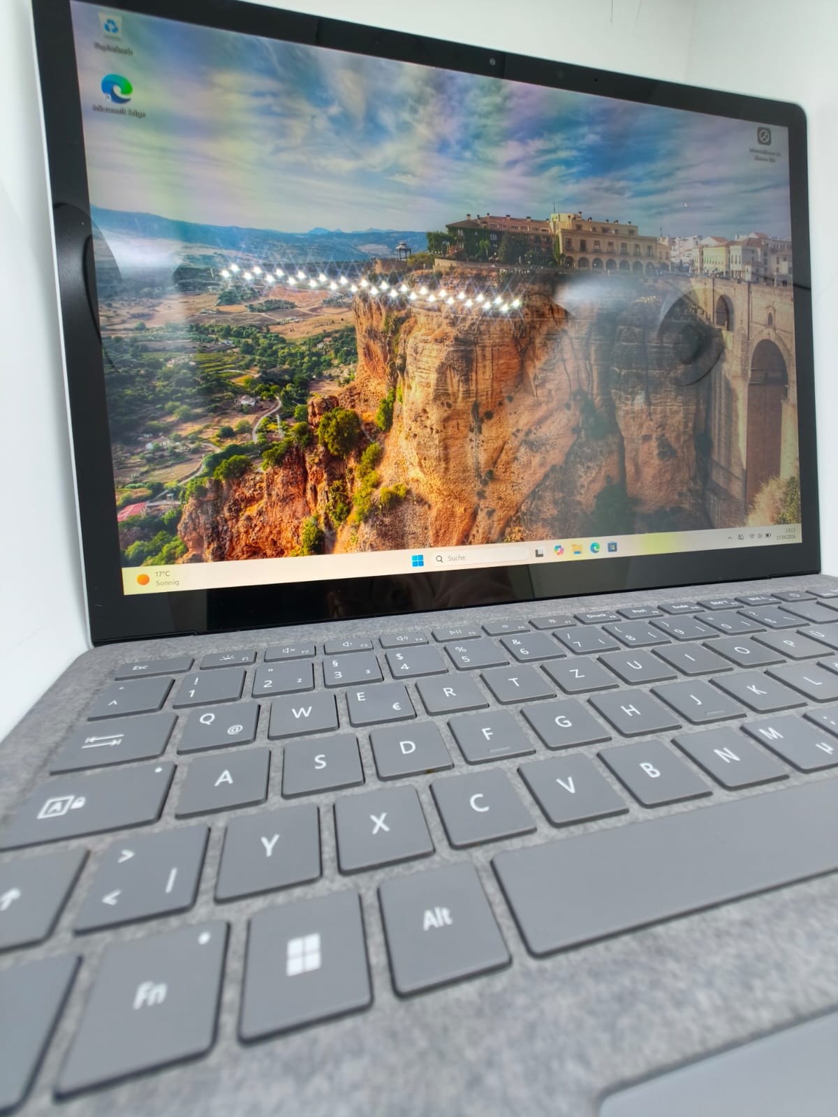 Microsoft Surface Laptop 4 13,5' Intel I7 512GB SSD, 16GB RAM, QWERTZ platin